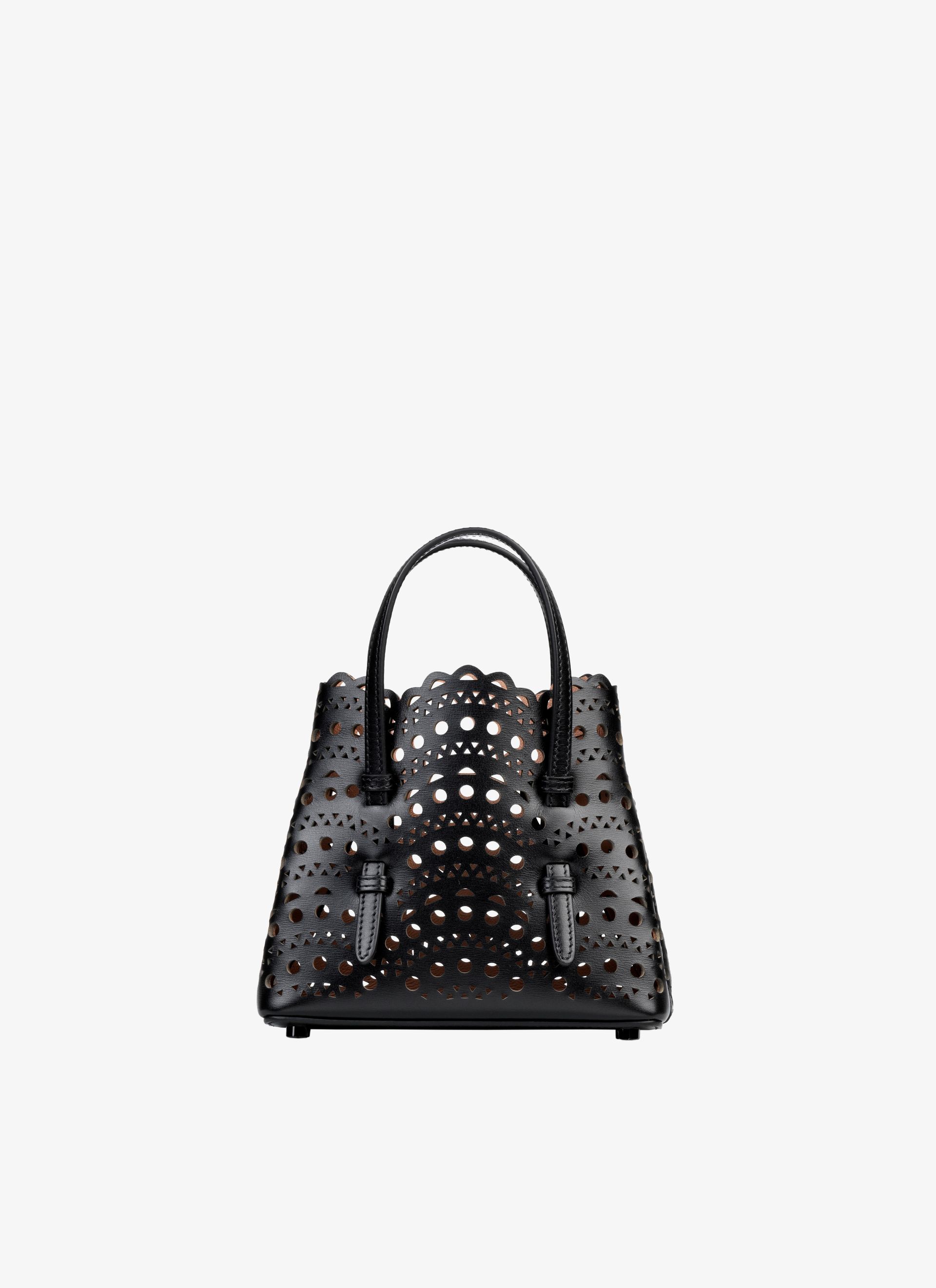 Black Mina 16 Bag in Vienne Wave Calfskin