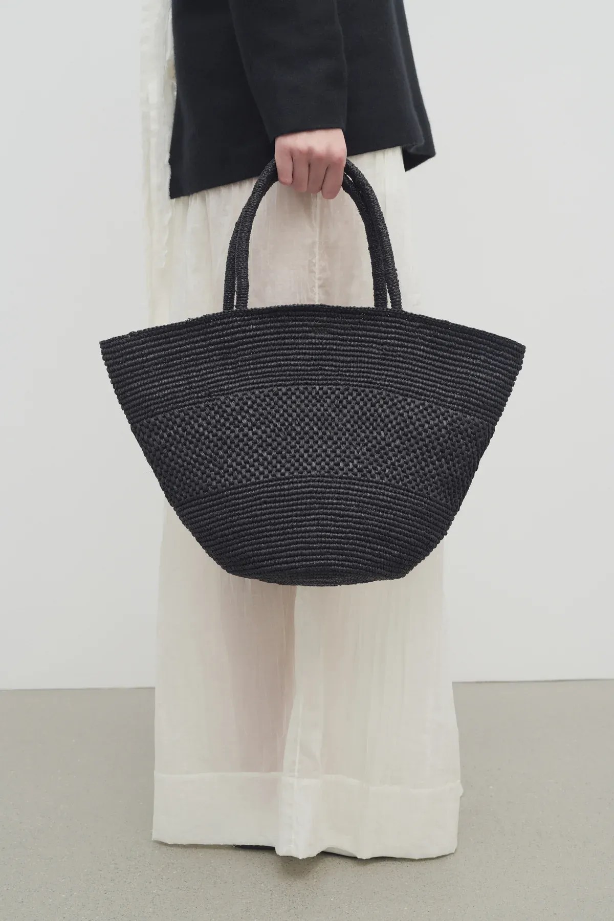 The Row, Emilie Bag in Raffia