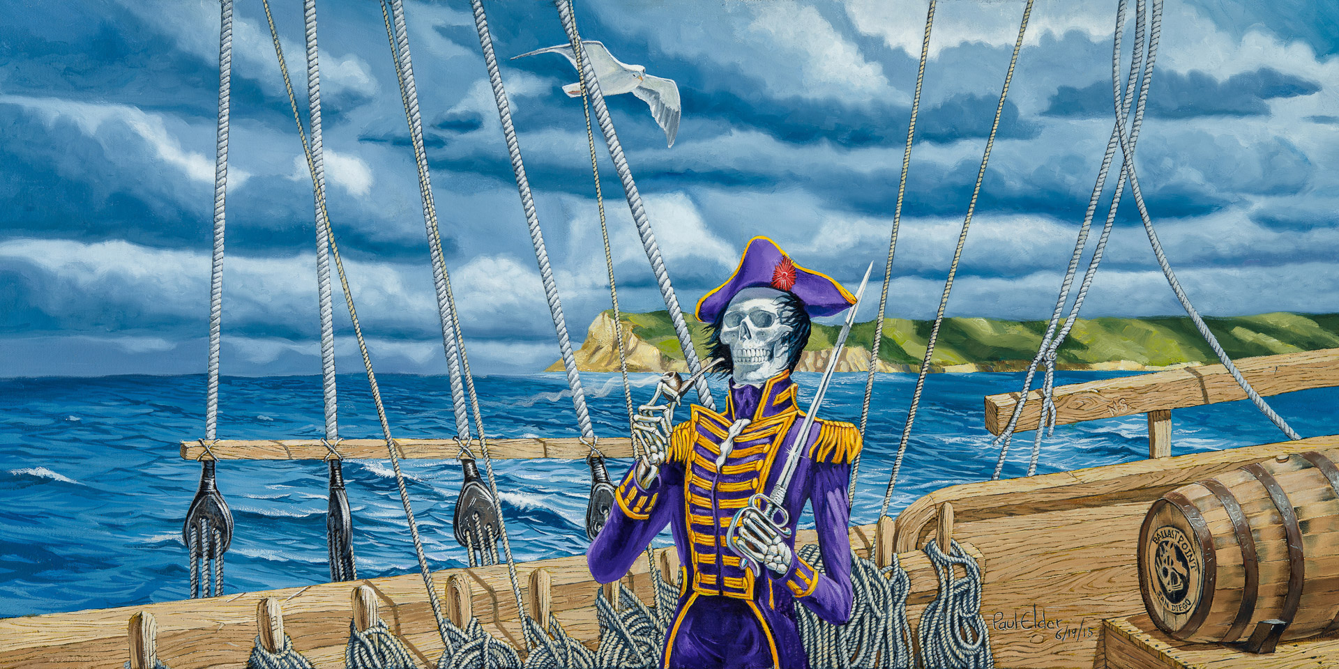 Artwork By Paul Elder Finished Prints Ballast Point Brewing Co Online Store