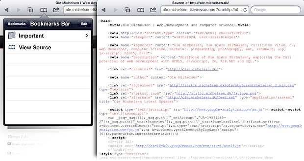 How to “View Source” from Safari on an iPad or iPhone | OSXDaily