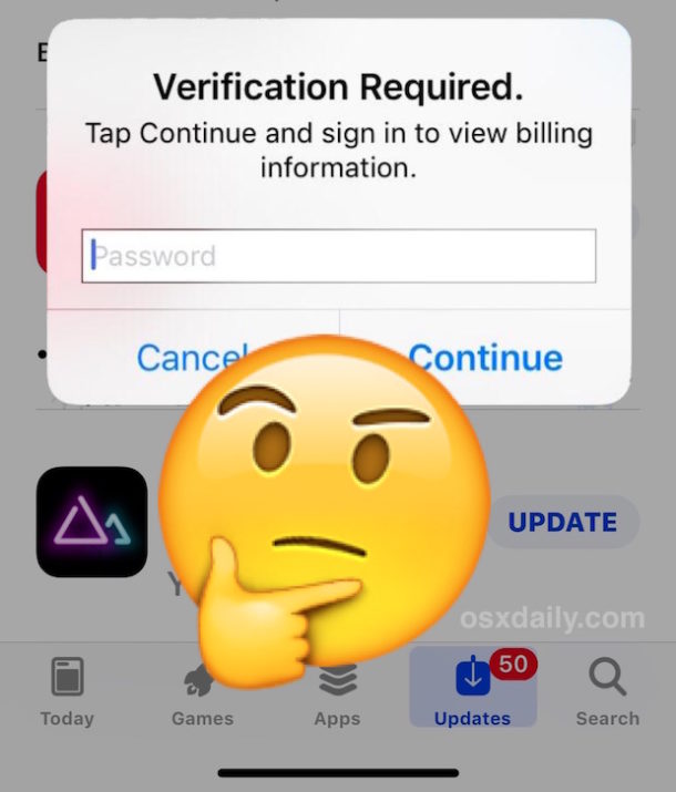 How to Fix Verification Required message on iPhone or iPad