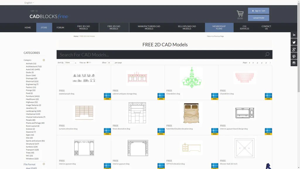 Free Cad Blocks Collection For Architects Studio Alternativi