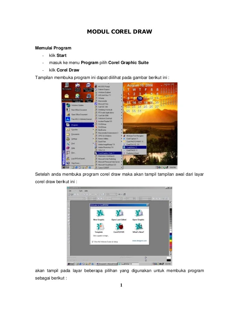Tutorial coreldraw