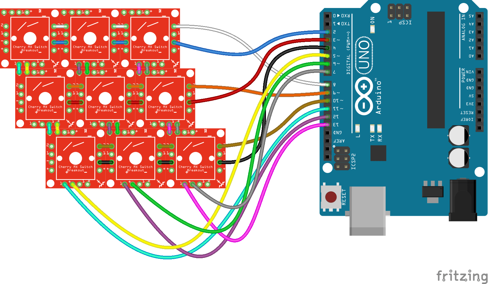 Mechanical Keyboard Wiring Diagram And Schematic