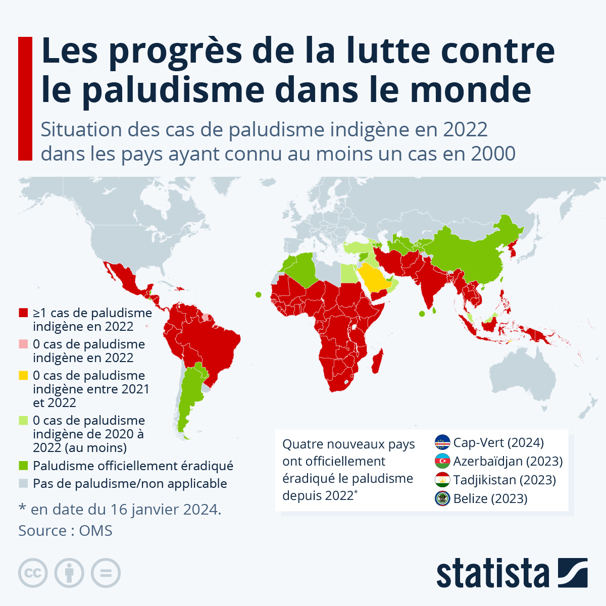 Carte paludisme 2023