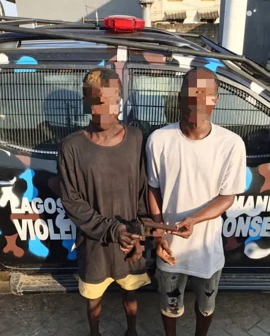 Cultism: Police arrest two suspects, recover locally made pistol in Ajah Cultism: Police arrest two suspects, recover locally made pistol in Ajah