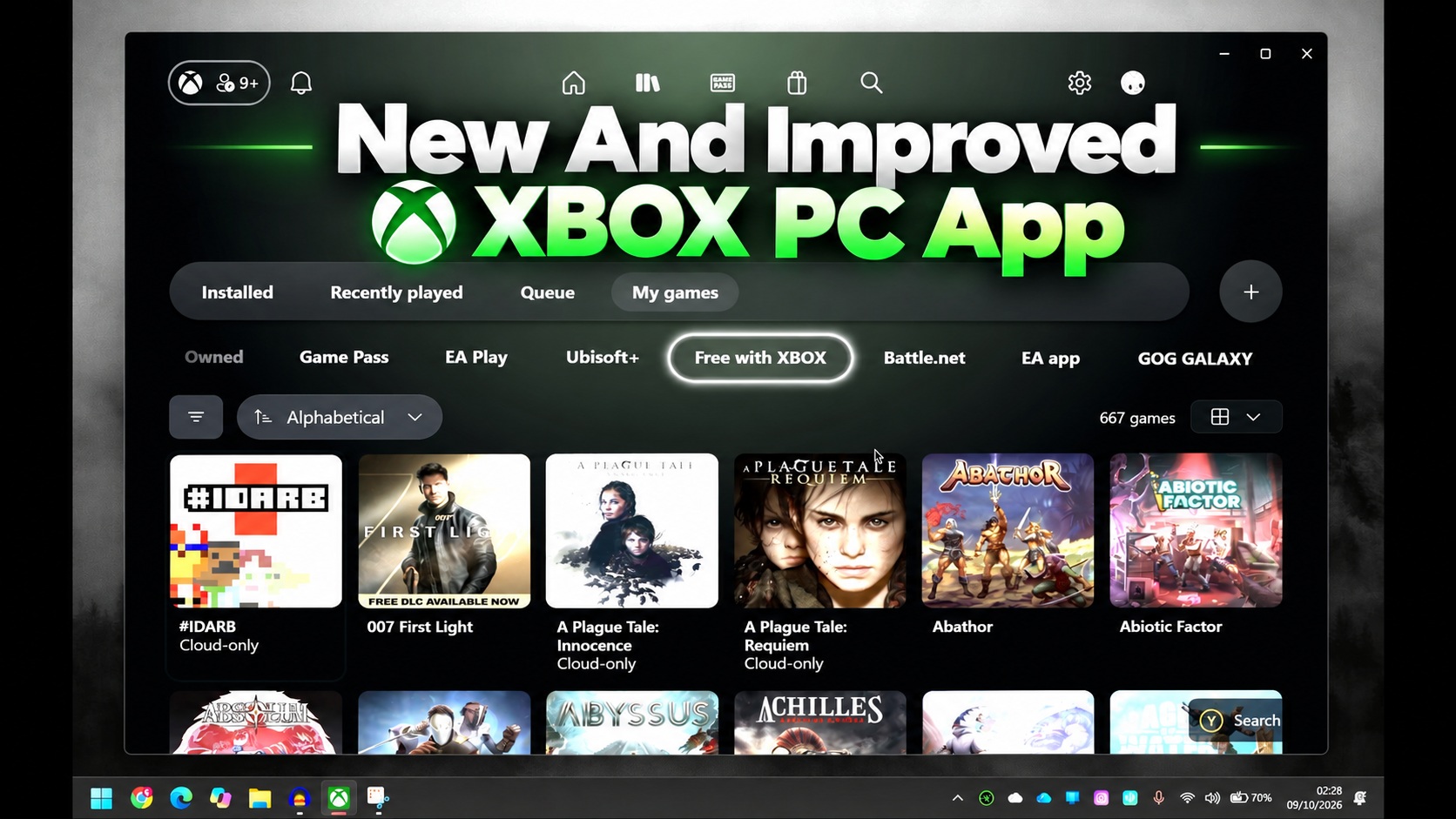Microsoft’s Overhauled XBOX PC App Is Reportedly Much Faster, With a Redesigned Interface and Improved Navigation