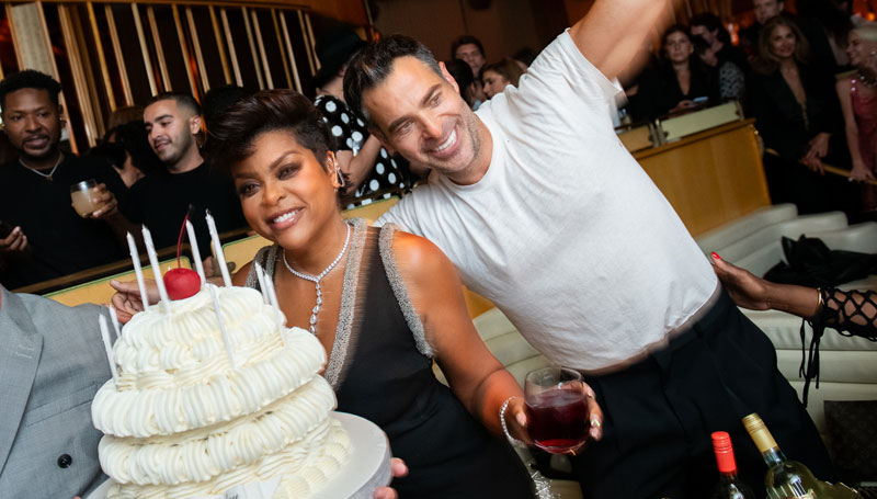 Taraji P. Henson Celebrates Her 55th Birthday at Simkhai&apos;s NYFW Show & Party