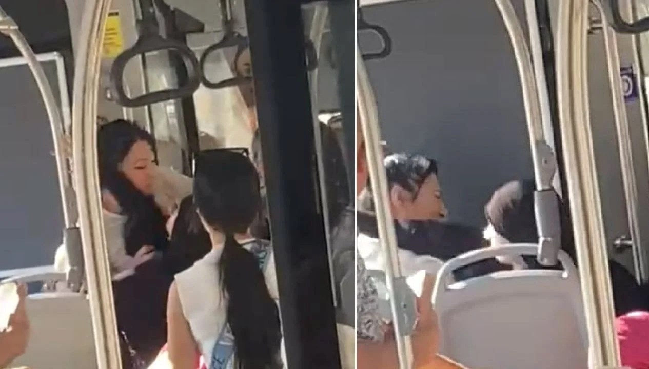 Denizli'de halk otobüsünde kavga: Kadınlardan biri gözaltına alındı