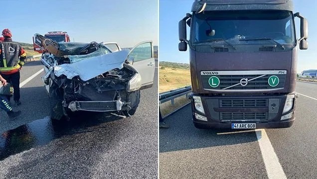 Balıkesir'de feci kaza: 2 ölü, 2 yaralı