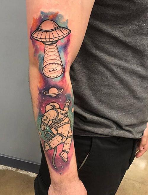 30 Creative Space Tattoo Ideas For Women To Try 657_x_500_jpg