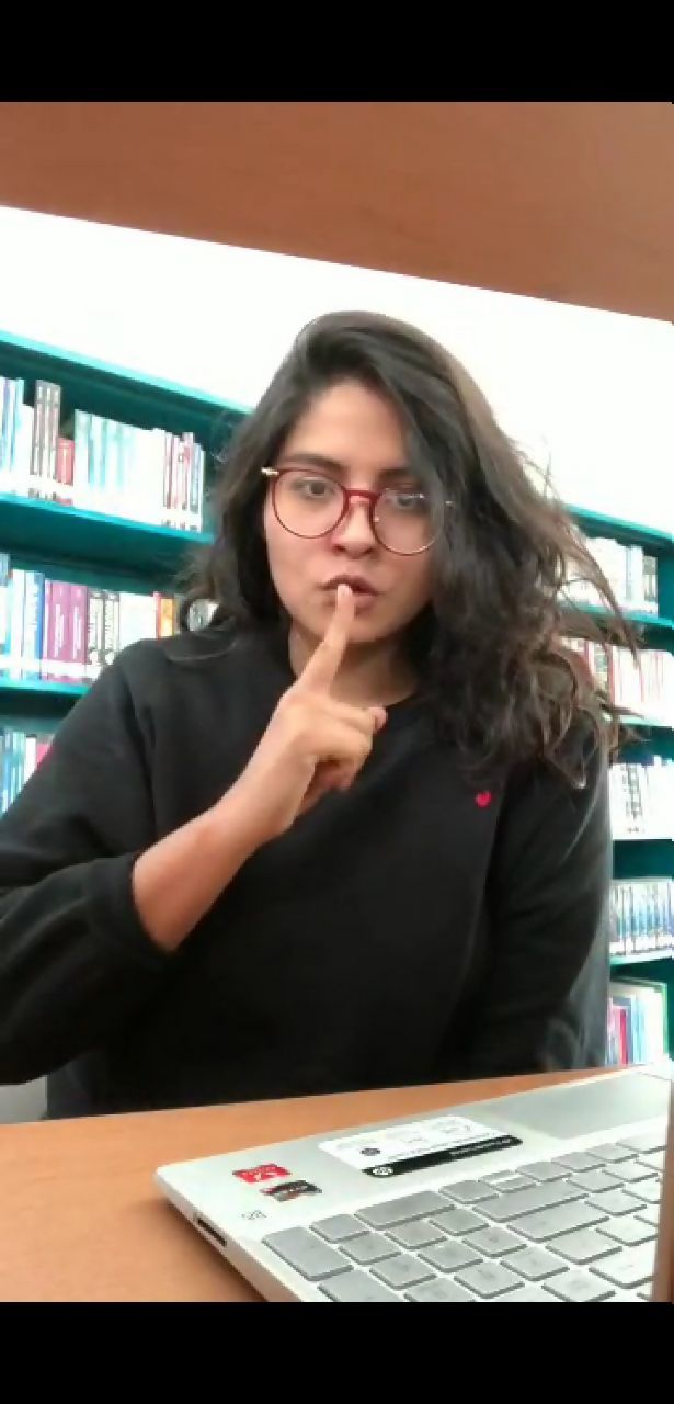Indian Girl Showing Boobs In Library