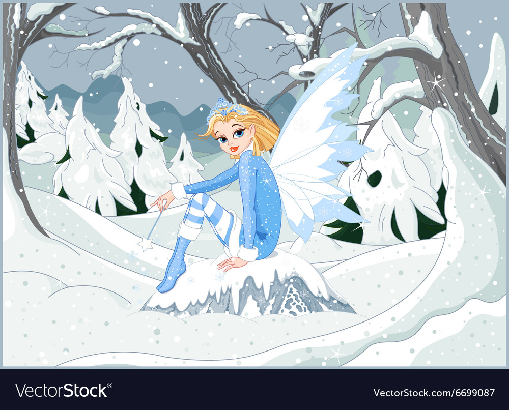 Winter fairy Royalty Free Vector Image - VectorStock Winter fairy pictures