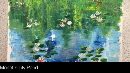 Monet S Lily Pond Multi Lesson Art Plan Inspired By Claude Monet Grades 4 8