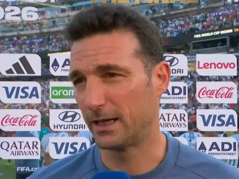 A pesar de la derrota, Scaloni valoró a sus jugadores y aseguró: “Hemos dejado todo”