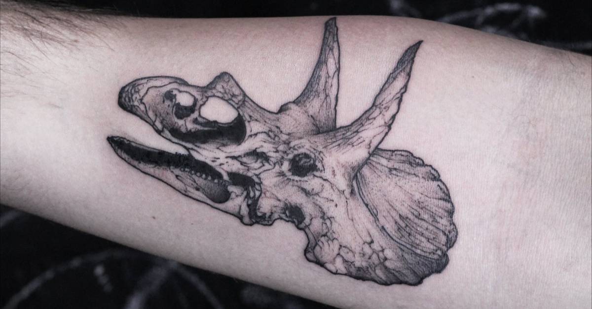 Triceratops Skull Tattoos | Tattoofilter 628_x_1200_jpg