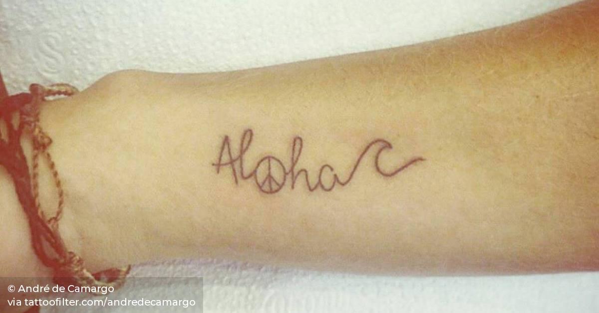 Forearm Tattoo Saying "Aloha" Together With A Wave And 628_x_1200_jpg