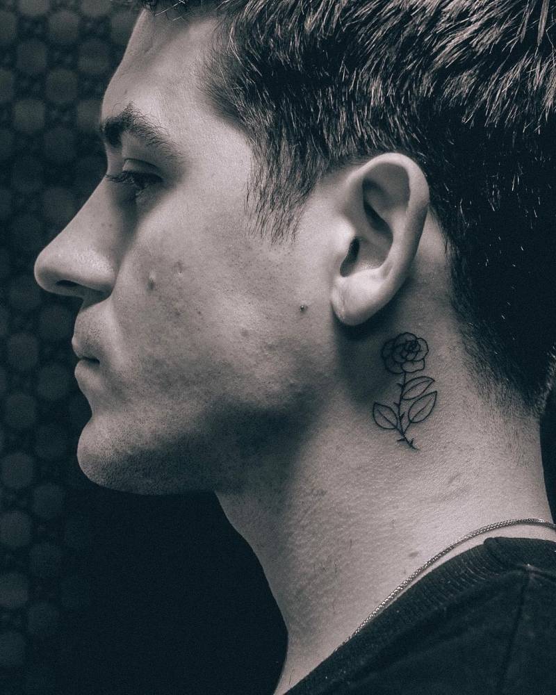 Fine Line Rose On G-Eazy's Neck. 1000_x_800_jpg