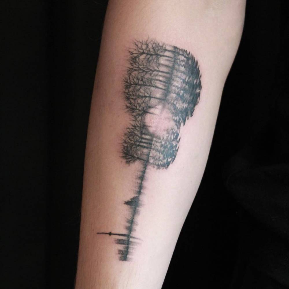 Double Exposure Guitar Tattoo That Includes The Entire 1000_x_1000_jpg