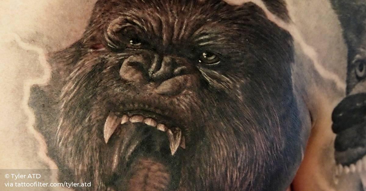 Realistic Black And Grey Silverback Gorilla Chest 628_x_1200_jpg