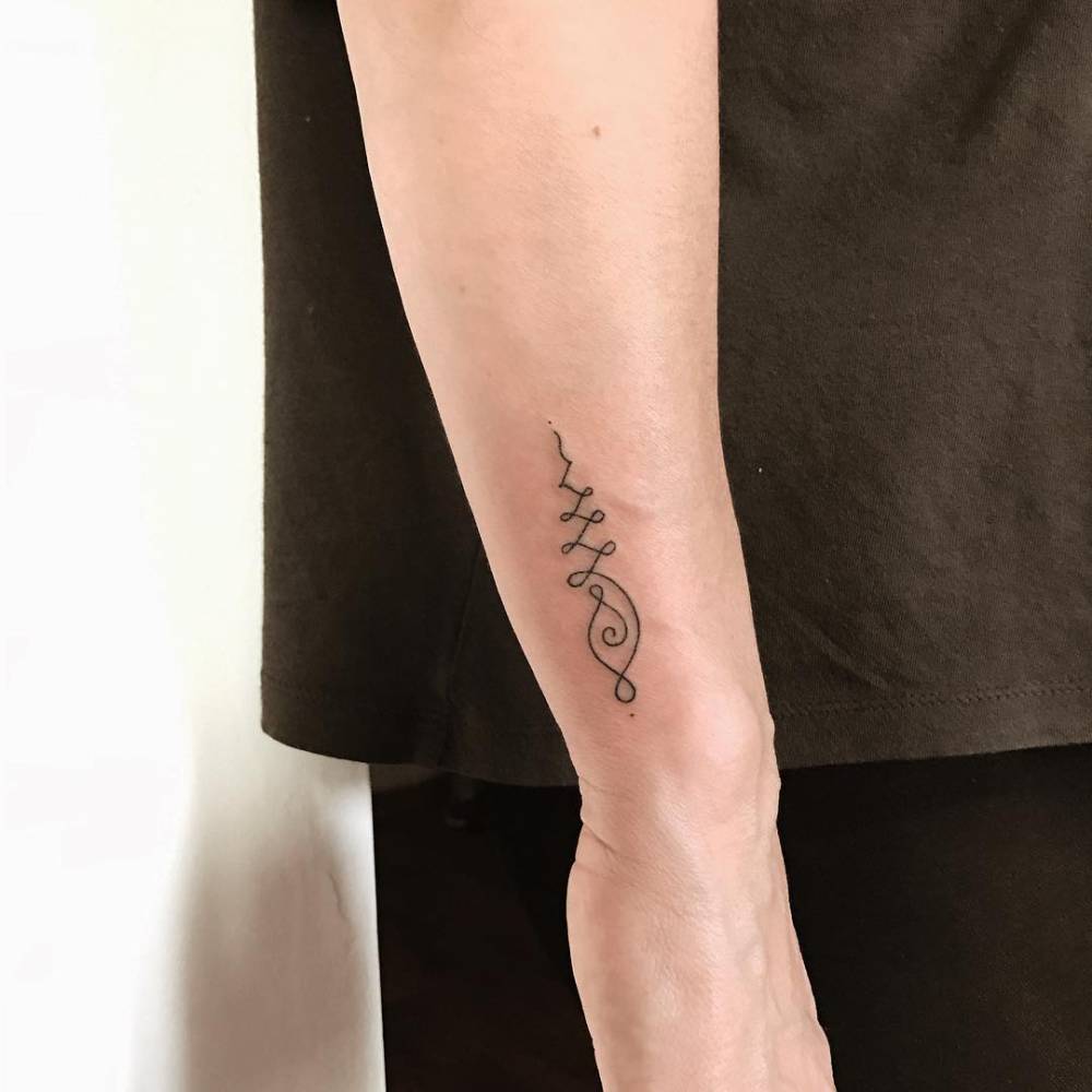 Unalome Tattoo On The Right Wrist. 1000_x_1000_jpg