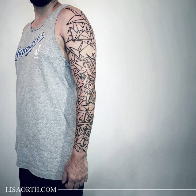 Abstract Geometric Sleeve For John Carlos, Inspired By 640_x_640_jpg
