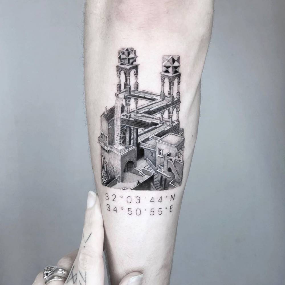 M.c Escher, For My Talented Friend Kozo, The 1000_x_1000_jpg