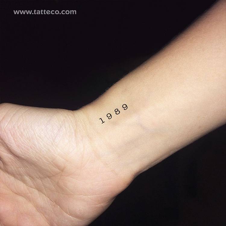 1989 Birth Year Temporary Tattoo, Get It Here ▻ 750_x_750_jpg