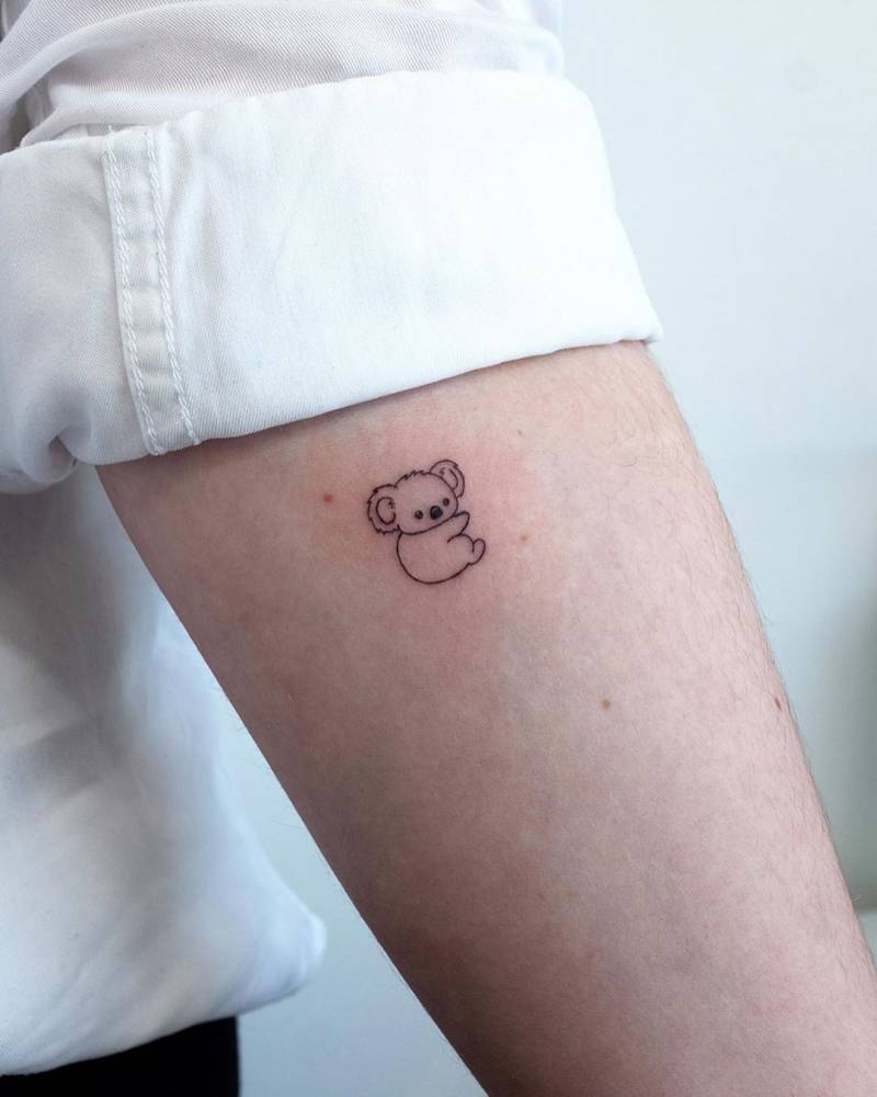 Koala Tattoo On The Inner Forearm. 1000_x_800_jpg