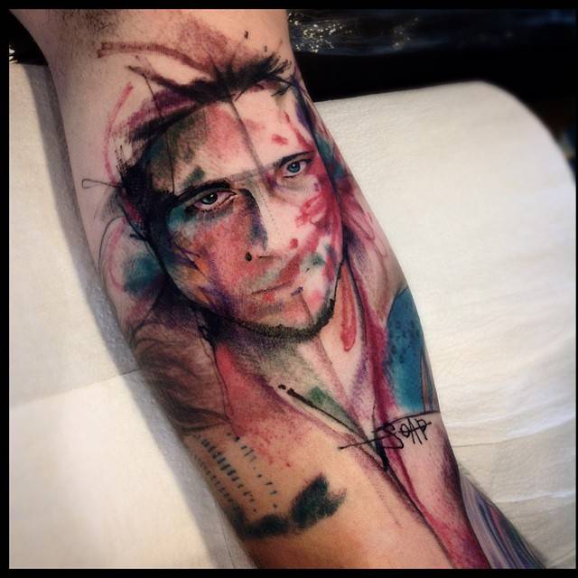 Sketchy Style Fight Club's Tyler Durden (Brad Pitt) 640_x_640_jpg