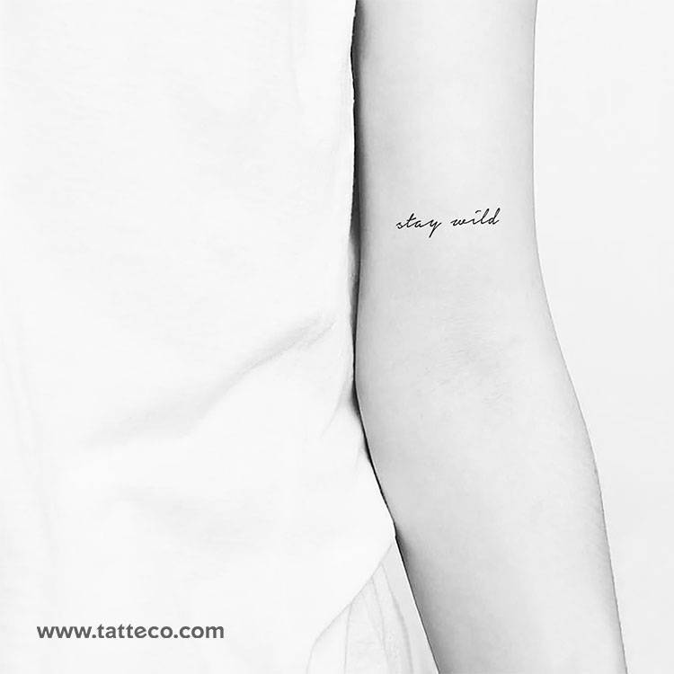 Stay Wild' Temporary Tattoo, Get It Here ▻ 750_x_750_jpg