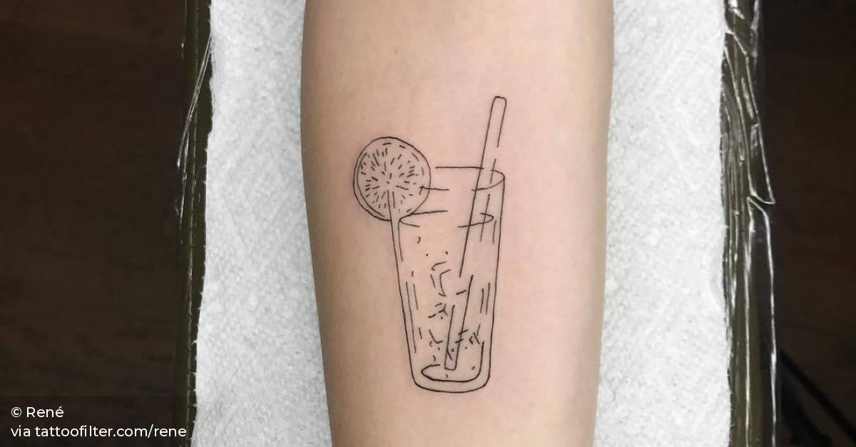 Cocktail Tattoo On The Inner Forearm. 628_x_1200_jpg