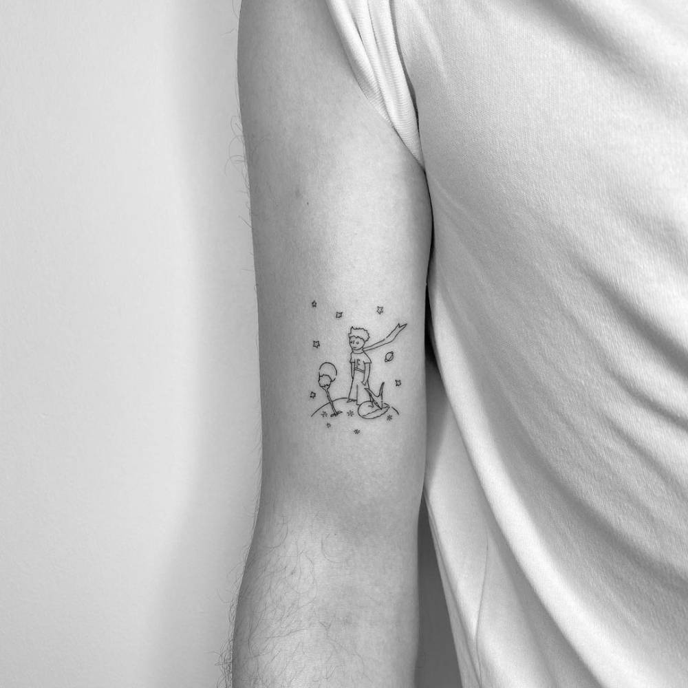 The Little Prince Tattoo In Fine Line 1000_x_1000_jpg