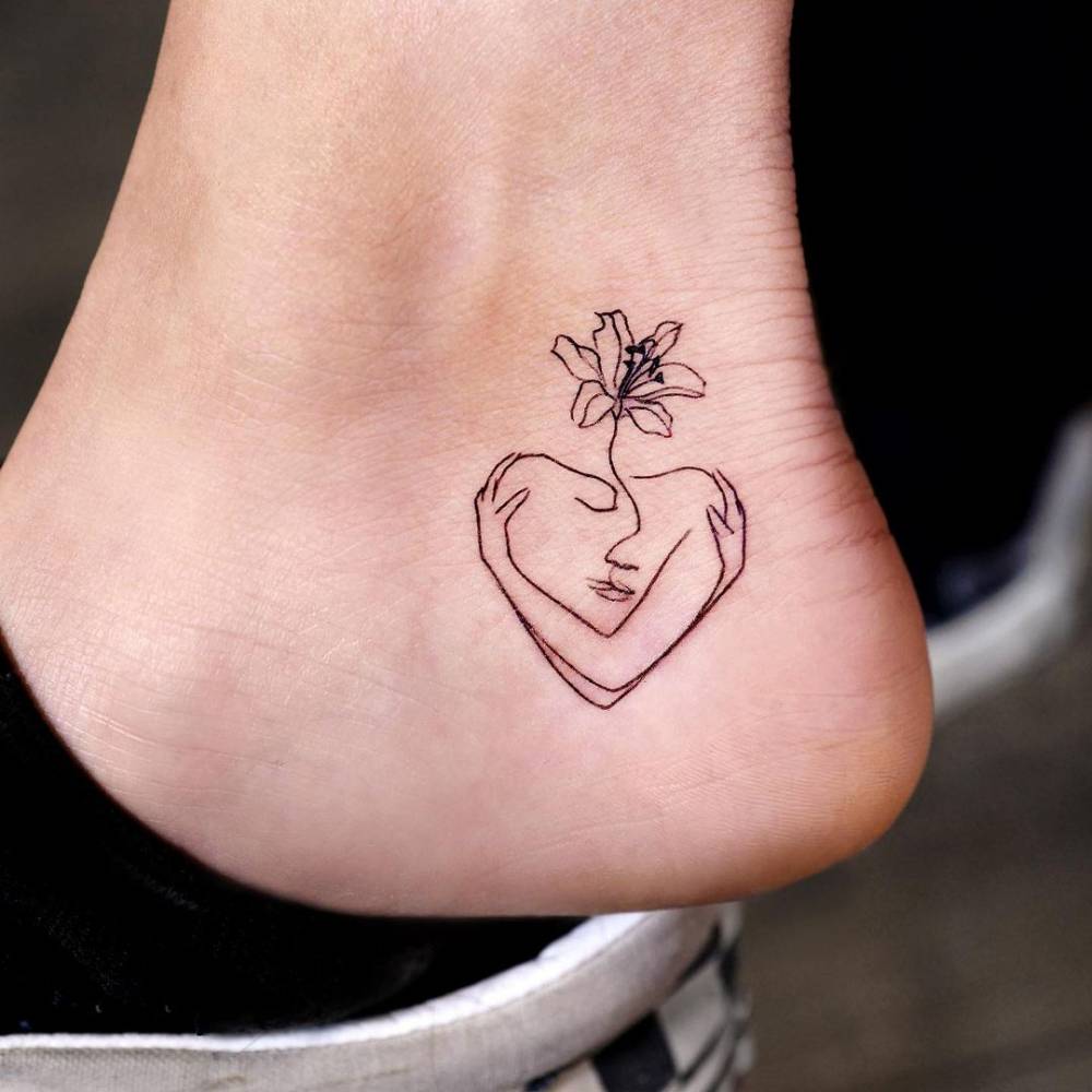 Self Love Tattoo On The Ankle 1000_x_1000_jpg