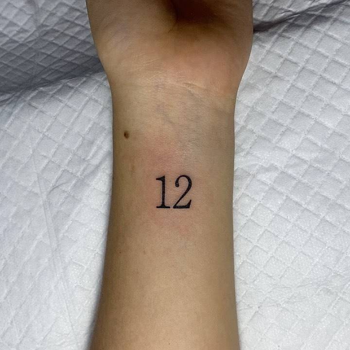 Number "12" Tattooed On The Wrist 720_x_720_jpg