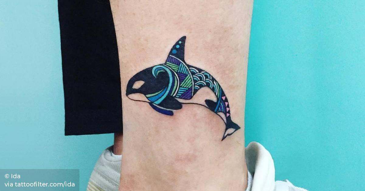 Illustrative Whale Tattoo On The Ankle. 628_x_1200_jpg