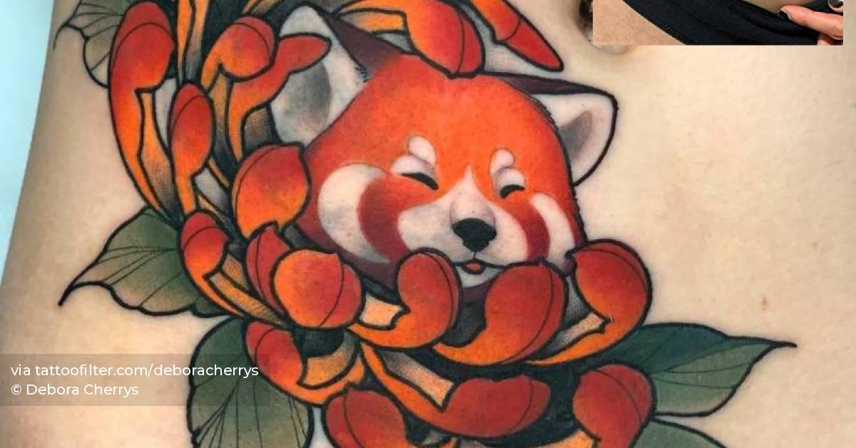 Neotraditional Fox Cover Up Tattoo (Old Tattoo Was 628_x_1200_jpg