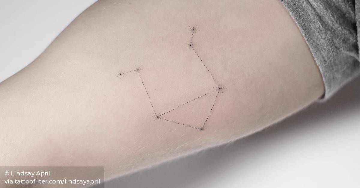 Libra Constellation Tattoo On The Right Inner Arm. 628_x_1200_jpg