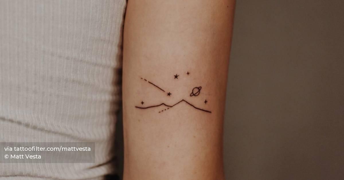 Minimalist Mountain Tattoo On The Tricep. 628_x_1200_jpg