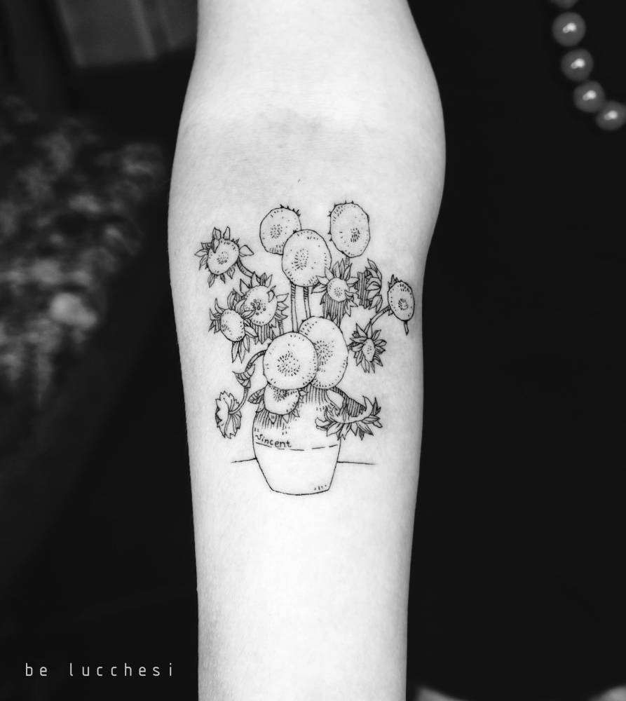 Van Gogh's Sunflowers Inspired 1000_x_893_jpg
