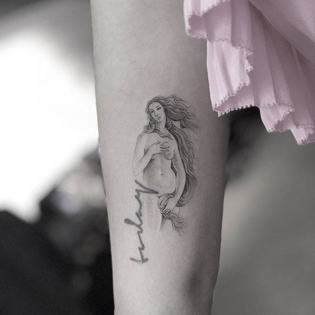 Venus Tattoo On Cailin Russo's Right Inner Arm. 640_x_640_jpg