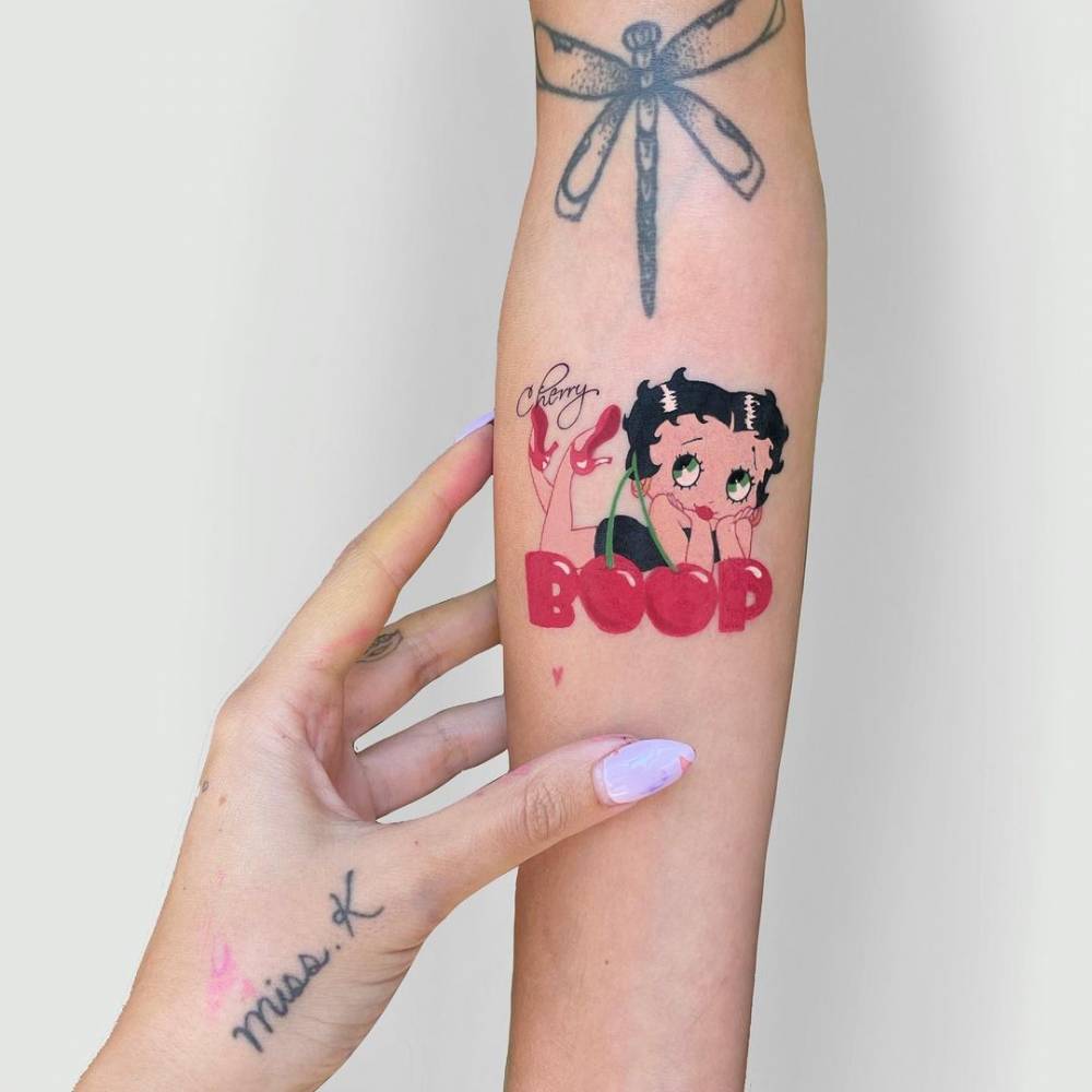 Betty Boop Tattoo On The Inner Forearm. 1000_x_1000_jpg