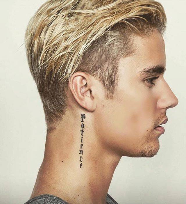 Patience" Tattoo On Justin Bieber's Neck. 701_x_640_jpg