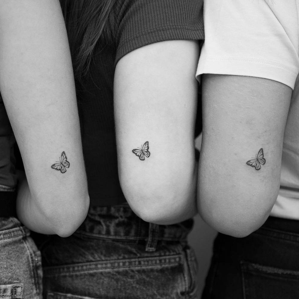 Fine Line Matching Butterfly Tattoos For Best Friends. 1000_x_1000_jpg