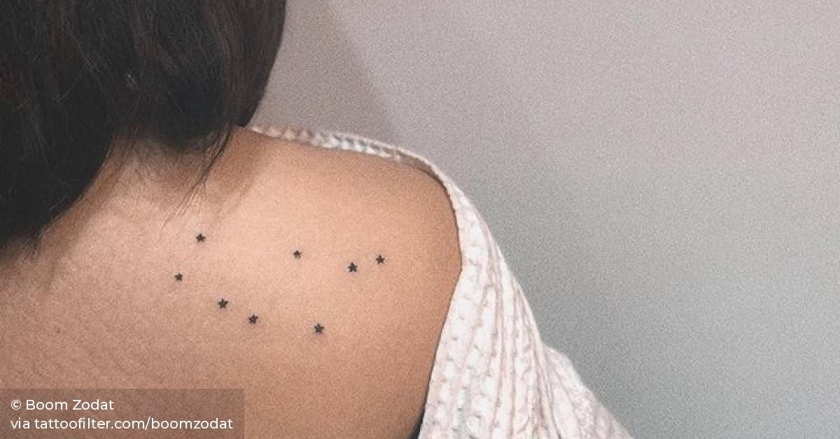 Gemini Constellation Tattoo On The Right Shoulder 628_x_1200_jpg