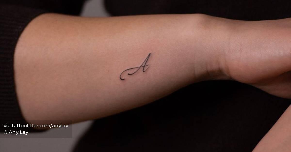 Letter "A" Tattoo On The Wrist. 628_x_1200_jpg