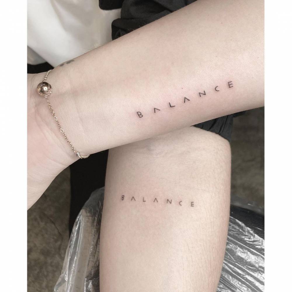 Matching "Balance" Lettering Tattoo For Best Friends. 1000_x_1000_jpg
