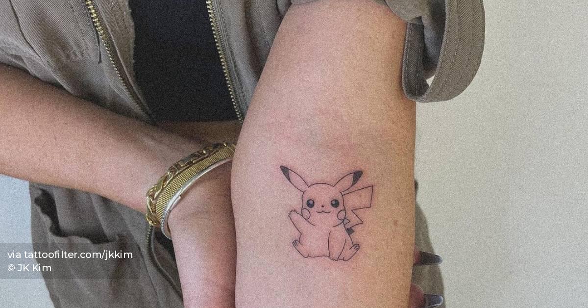 Pikachu Tattoo On The Inner Forearm. 628_x_1200_jpg