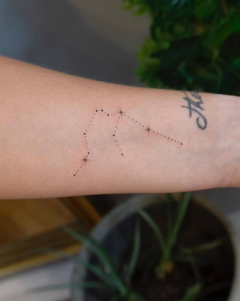 Minimalistic Aquarius Constellation Tattoo Hand Poked 1000_x_800_jpg