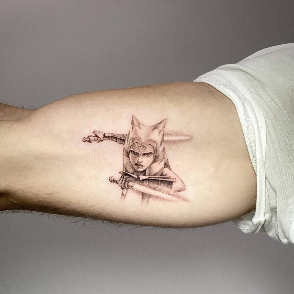Ahsoka Tano Tattoo Done On The Inner Arm. 1000_x_1000_jpg